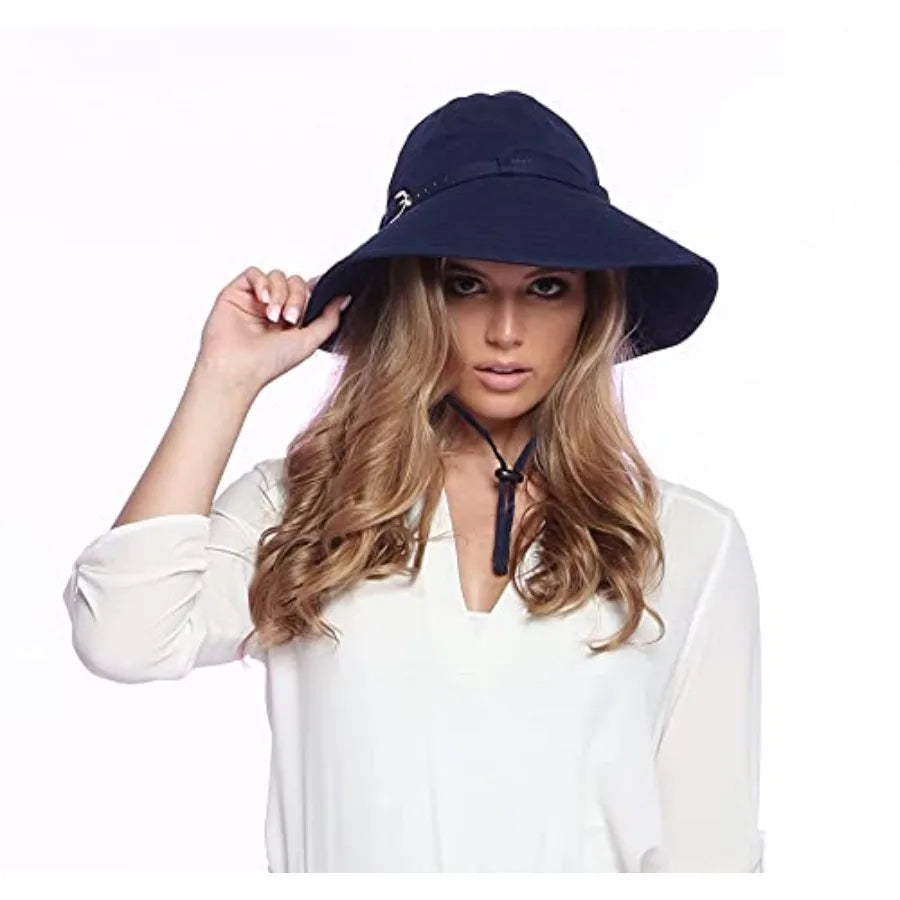 Rain and Sun Protection Hat, for Women- Great for Hiking- Matte Bucket Hat