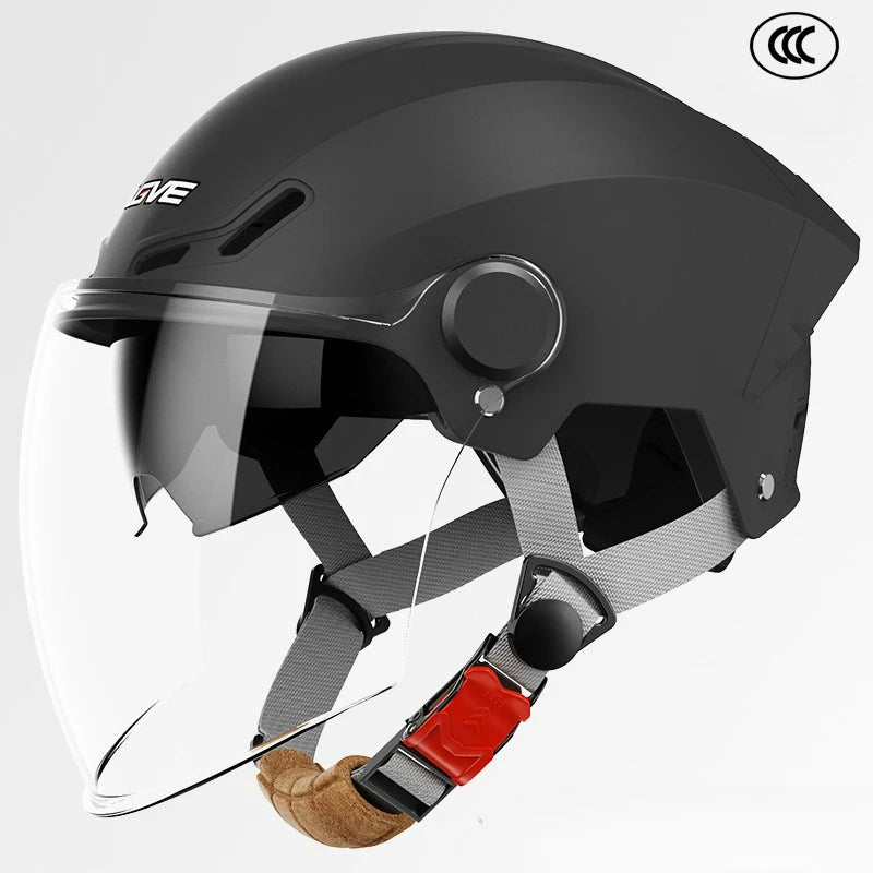 3C Certified Lightweight Summer Sun Protection Half Helmet UV Resistant Electric Scooter Helmet Unisex Breathable Safety Helmet