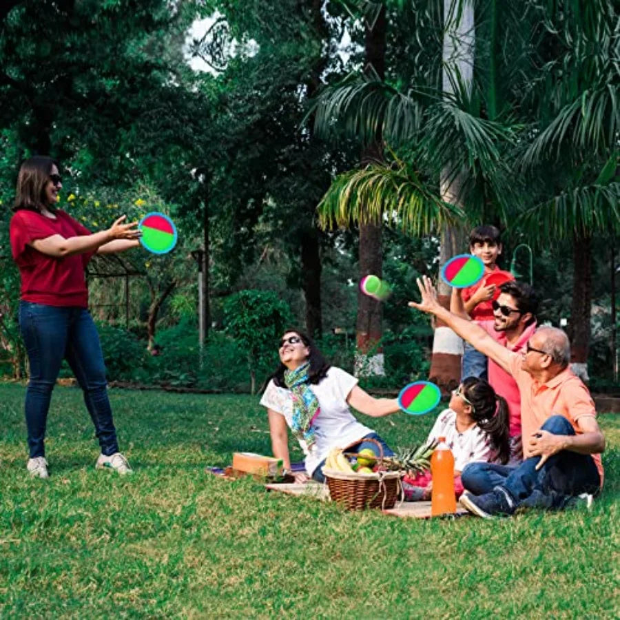 Toss and Catch Ball Game Outdoor Toys for Yard Games Beach Toys Outside Games for 3 4 5 6 7 8 9 10 Year Old Boys Girls Upgraded