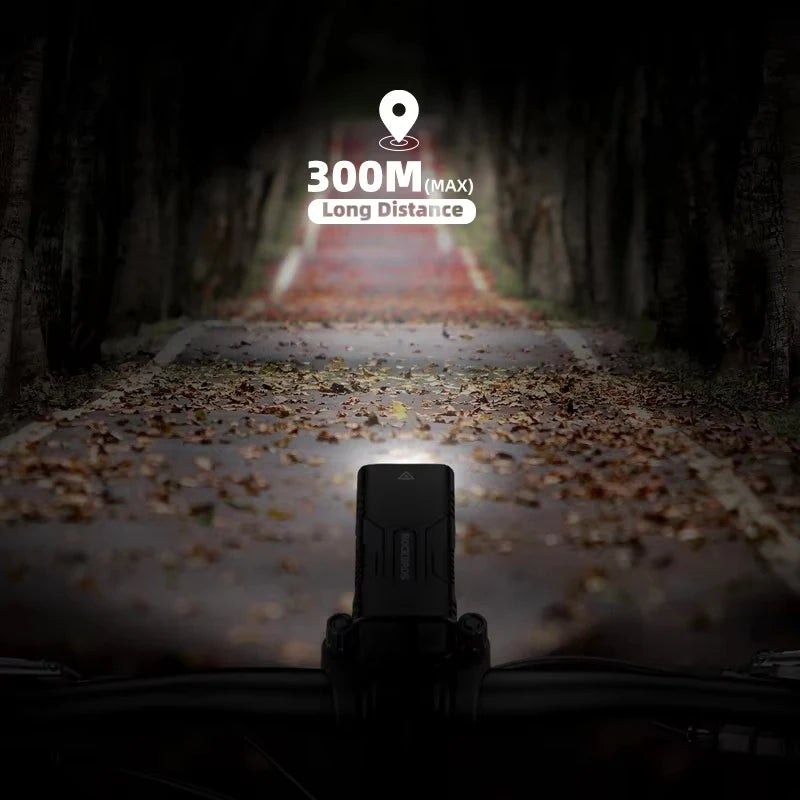 ROCKBROS Bicycle Light  2T6 LED 10W 10000 mAh Bike Front Lamp Flashlight Cycling Equipment MTB  Road Bike Flashlight