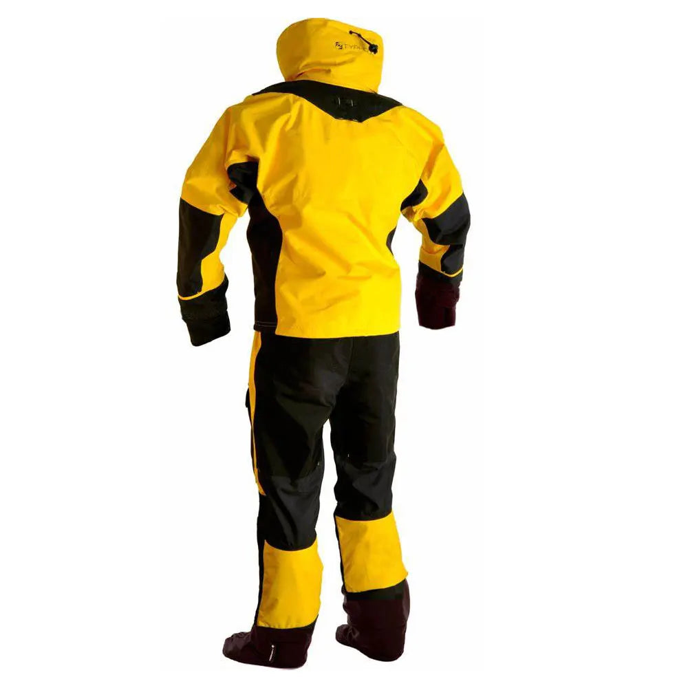 2 In 1 Waterproof Jacket and Pants Separate Dry Suits Switch/Zip DrysuitWith Latex Seal For Kayaking Canoeing Offshore Paddling