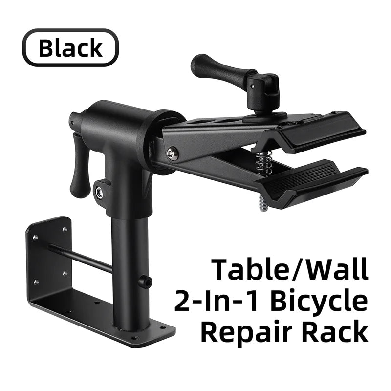 WEST BIKING Bicycle Repair Stand Wall/Table Mount Bike Parking Racks Maintenance Support Adjustable Clamp Bike Display Storage