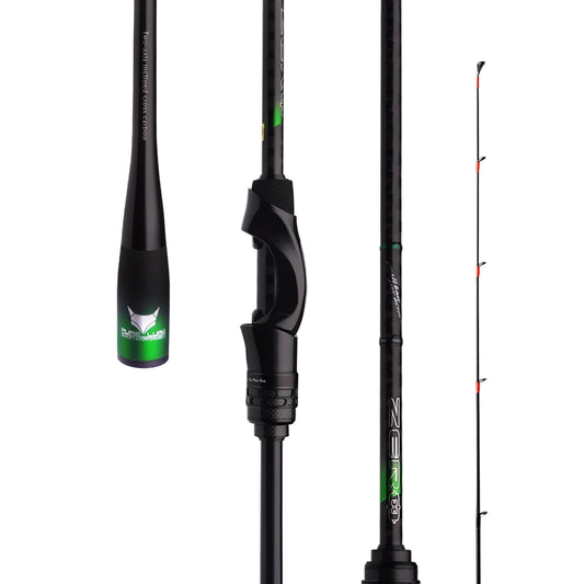 PURELURE Zero Small Bait Light High Carbon Long Casting Rod for Rock Fishing Spinning Trout BFS Casting UL Stream Bass