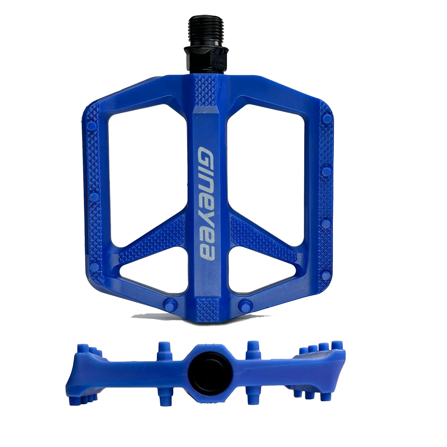 Gineyea Bike Pedals Flat, Lightweight Bearing Anti-slip Large Platform Road Bike MTB Bike Pedal Bicycle Accessories.