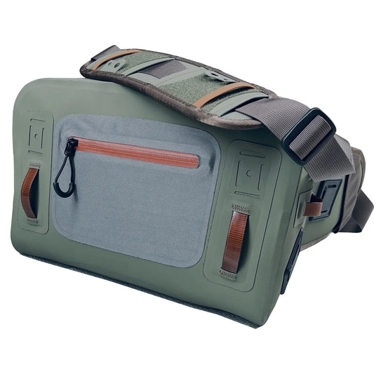 Fly Fishing Wait Hip Pack Fanny Tackle Storage Bag Cross Body Sling Versatile Waterproof Dry Bag for Canoeing Surfing Kayking