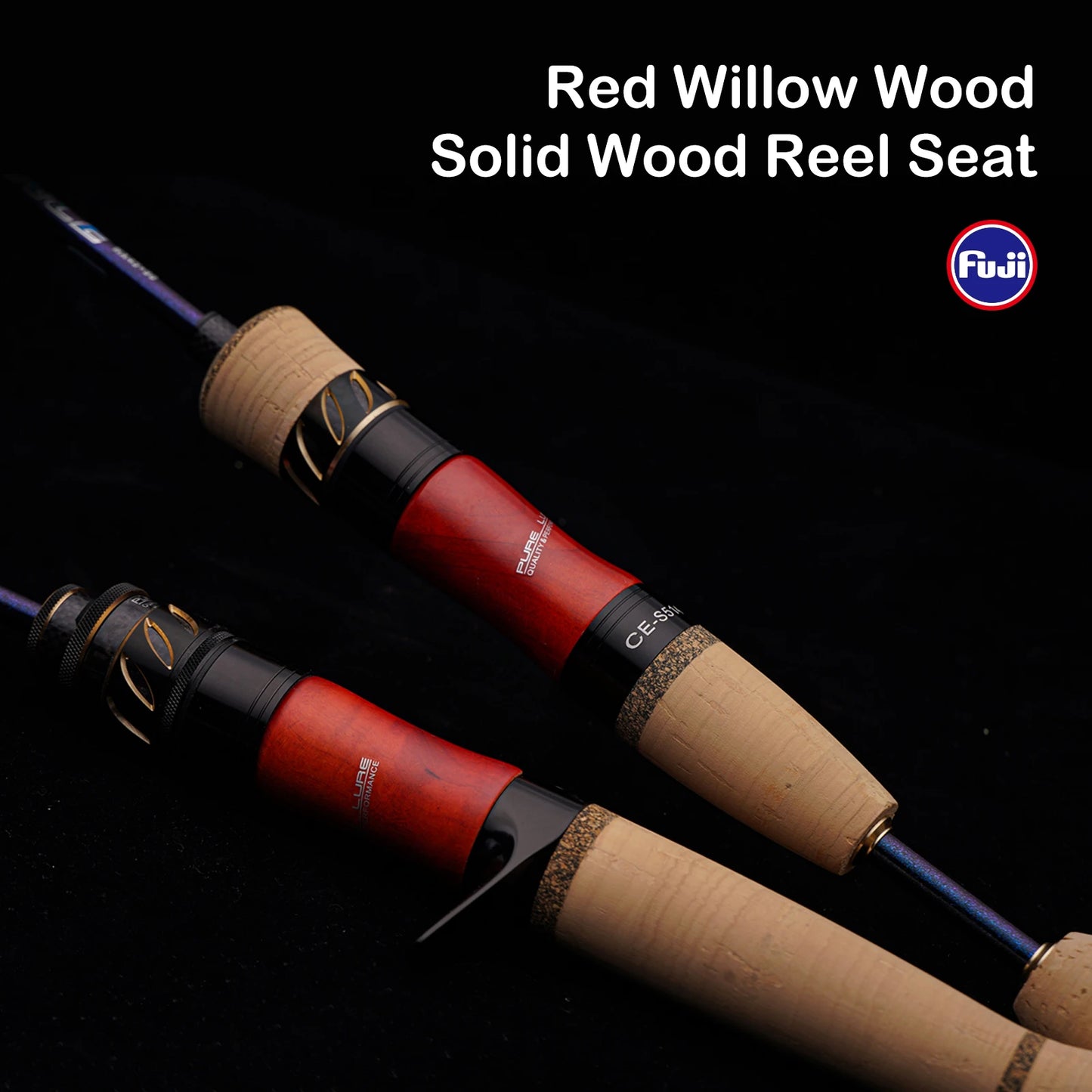 PURELURE CREEK DANCE Trout Rod BFS Fishing Casting UL Spinning Light Travel Rod Stream Ejection Rod Fuji Alconite Ring Perch