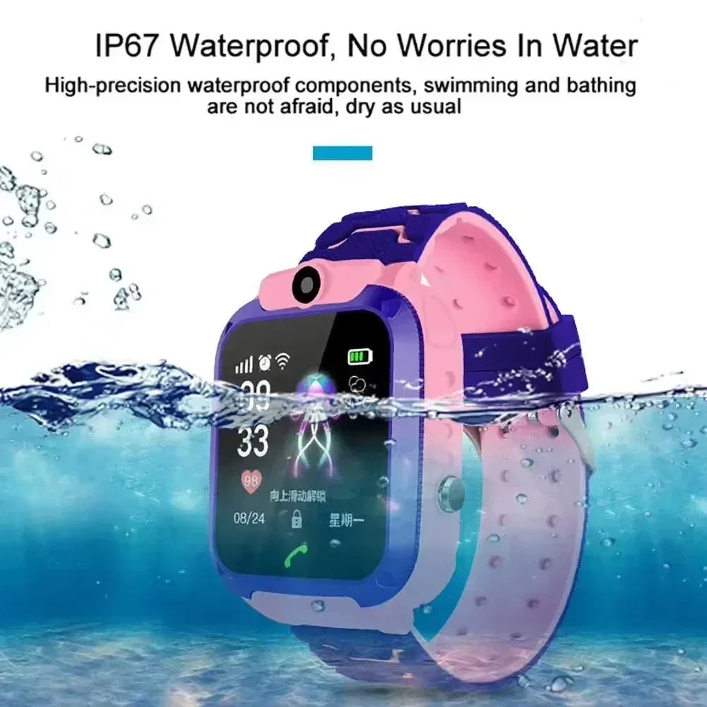 Lenovo 5G Kids Smart Camera Watch GPS Location Sim Card Call SOS IPX67 Waterproof reloj inteligente niños for Boys Girl 2027 New
