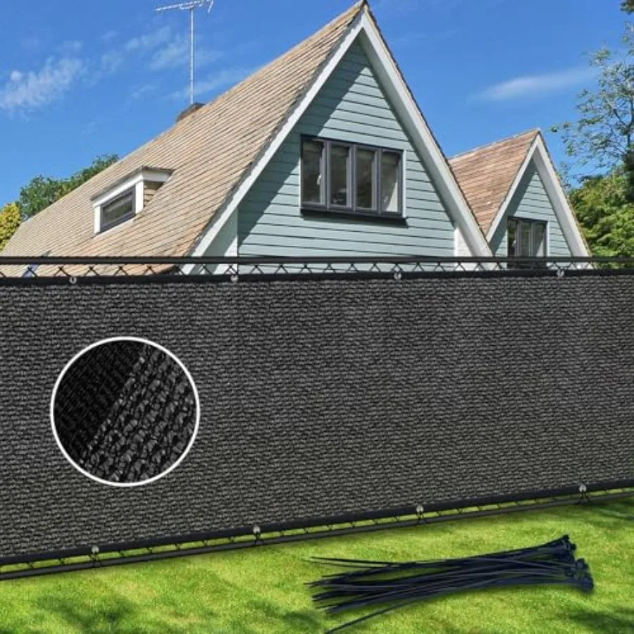 Privacy Screen Fence, 6Feet x 50Feet - Heavy Duty Shade Net Cover, for Wall, Garden, Yard