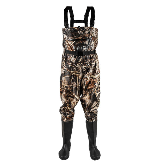 Night Cat Fishing Waders for Men Women Waterproof Hunting Chest Wader with Bootfoot Belt Breathable Lightweight Size 6.5-13