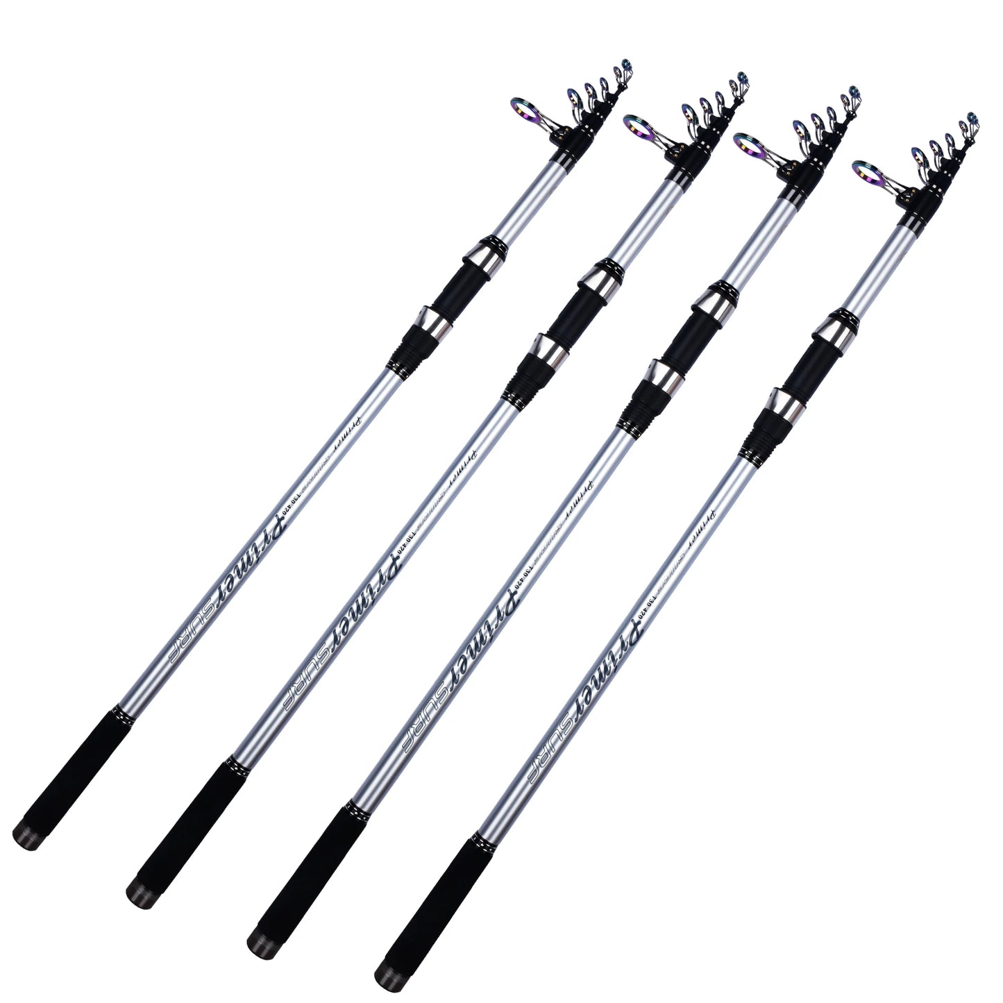 BIUTIFU Telescopic Surf Spinning Fishing Rods 5.3m 5.0m 4.5m 4.2m 3.9m 30T Carbon Power 60-150g Throw Surfcasting Shore Casting Pole