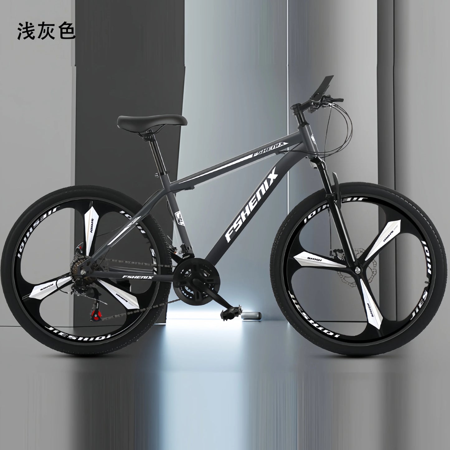 Adult wholesale mountain bikes, 24-inch and 26-inch, shock-absorbing, 21-speed off-road bikes, and college student bicycles