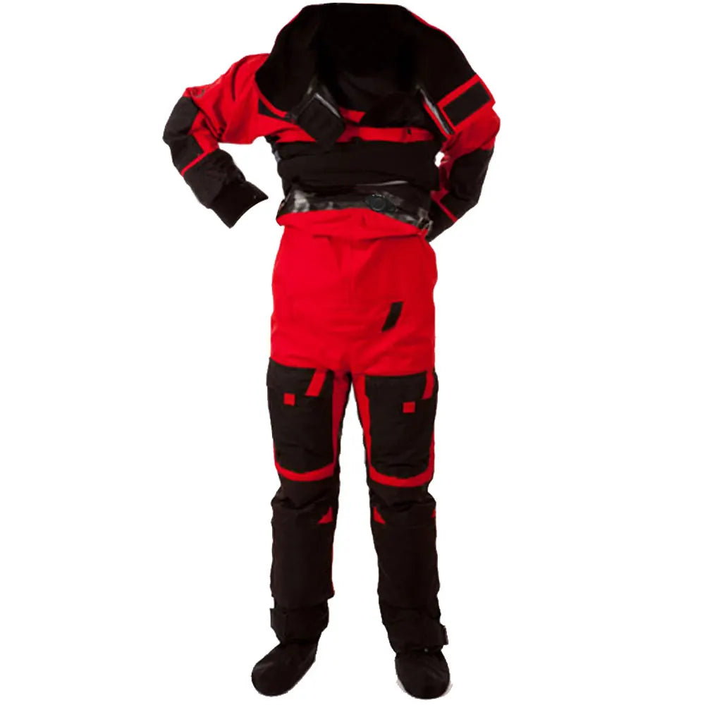 2 In 1 Waterproof Jacket and Pants Separate Dry Suits Switch/Zip DrysuitWith Latex Seal For Kayaking Canoeing Offshore Paddling