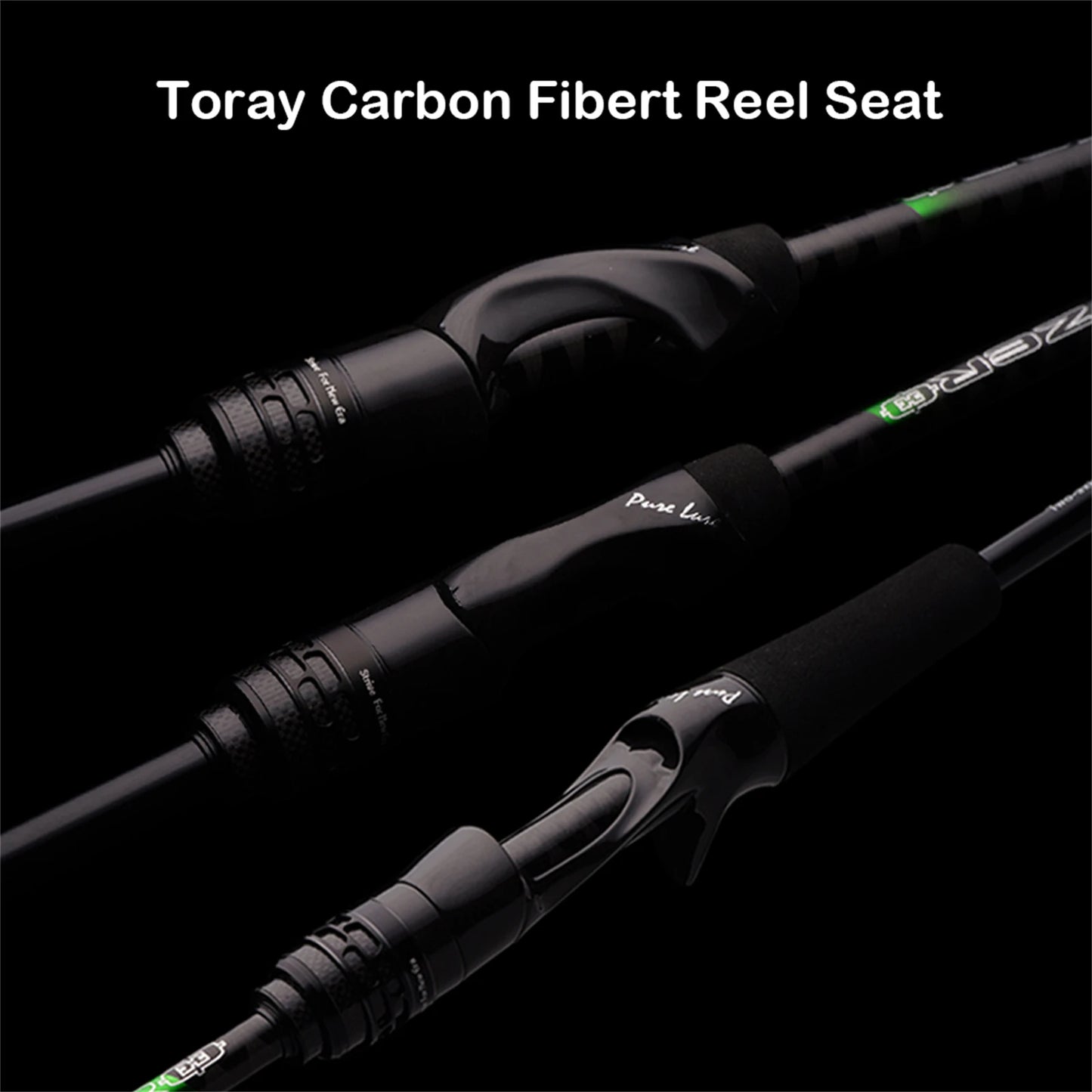PURELURE Zero Small Bait Light High Carbon Long Casting Rod for Rock Fishing Spinning Trout BFS Casting UL Stream Bass