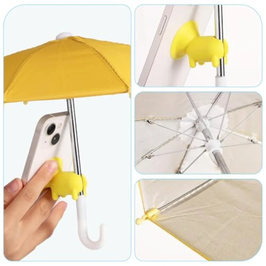 Phone Umbrella for Sun - Cute Stand , Outdoor Anti-reflective Glare Blocking Cell Phone