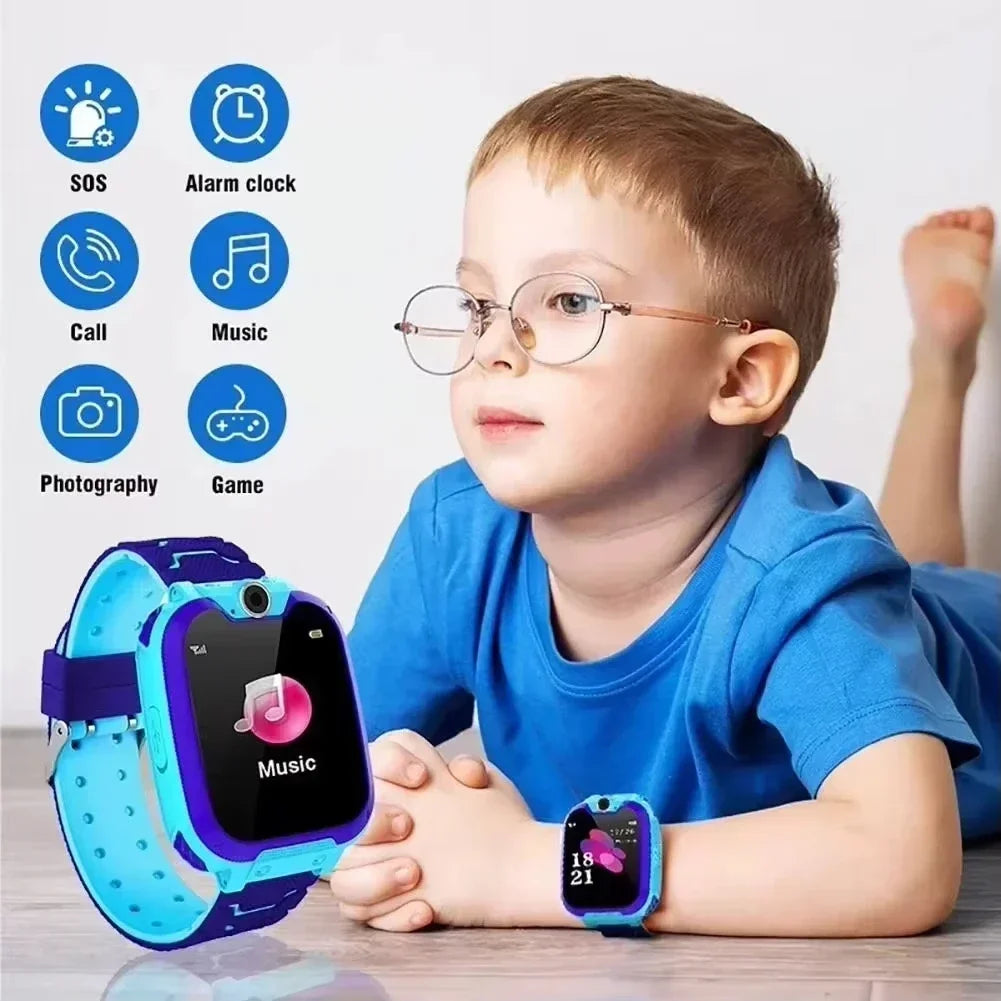 Lenovo 5G Kids Smart Camera Watch GPS Location Sim Card Call SOS IPX67 Waterproof reloj inteligente niños for Boys Girl 2027 New