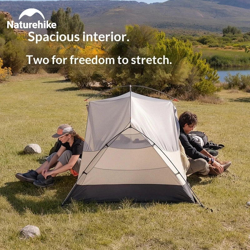 Naturehike Mongar PRO Hiking Tent 1 2 3 Person 20D Nylon Waterproof Ultralight Outdoor Camping Trekking Backpacking Shelter Tent