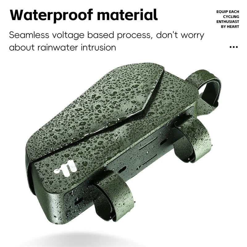 WEST BIKING Bicycle Magnetic Flip Cover Tube Bag Bicycle Tube Bag Convenient Hard Shell Waterproof MTB Road Accessories