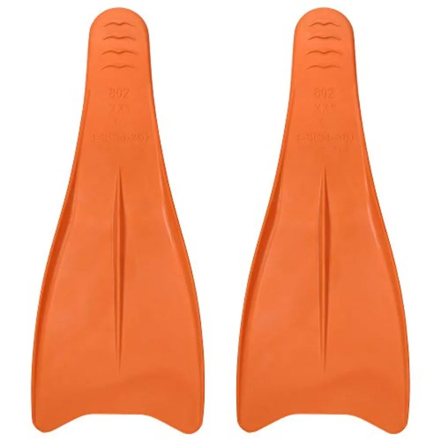 Flow Premium Rubber Long Fins for Swim and Lap Training - Youth Sizes for,Young Men, and Women