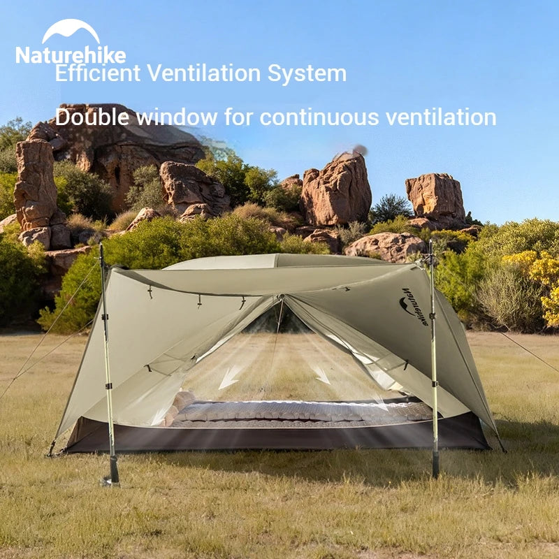 Naturehike Mongar PRO Hiking Tent 1 2 3 Person 20D Nylon Waterproof Ultralight Outdoor Camping Trekking Backpacking Shelter Tent
