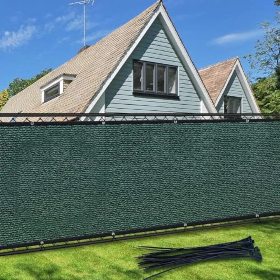 Privacy Screen Fence, 6Feet x 50Feet - Heavy Duty Shade Net Cover, for Wall, Garden, Yard