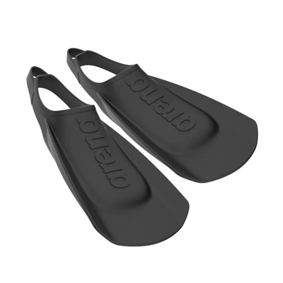 Unisex Adult Comfortable Lightweight Swim Training Fins for Men and Women Silicone Short Blade Flippers Open Heel