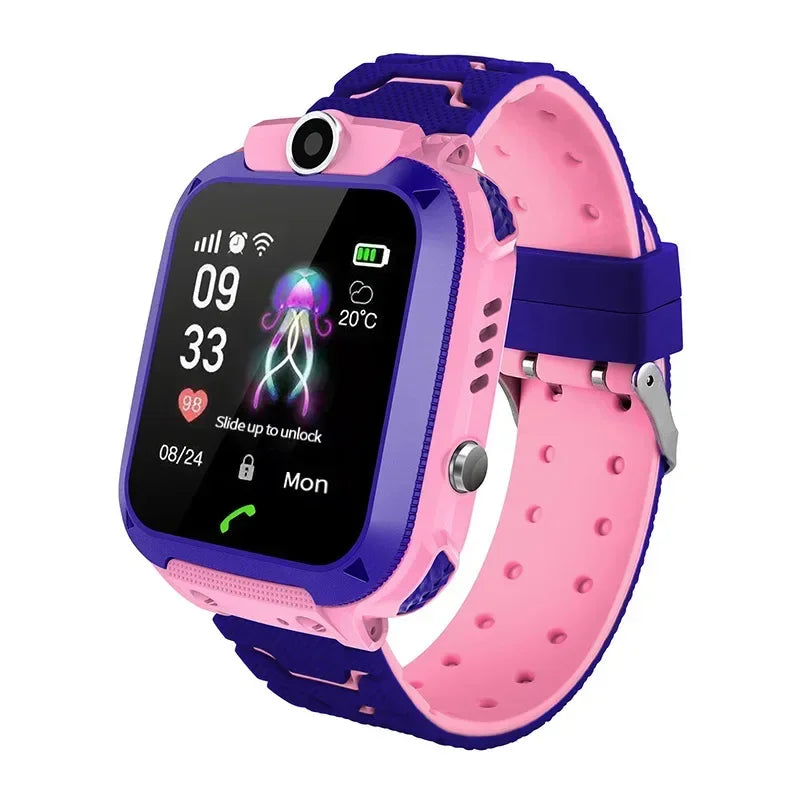 Lenovo 5G Kids Smart Camera Watch GPS Location Sim Card Call SOS IPX67 Waterproof reloj inteligente niños for Boys Girl 2027 New