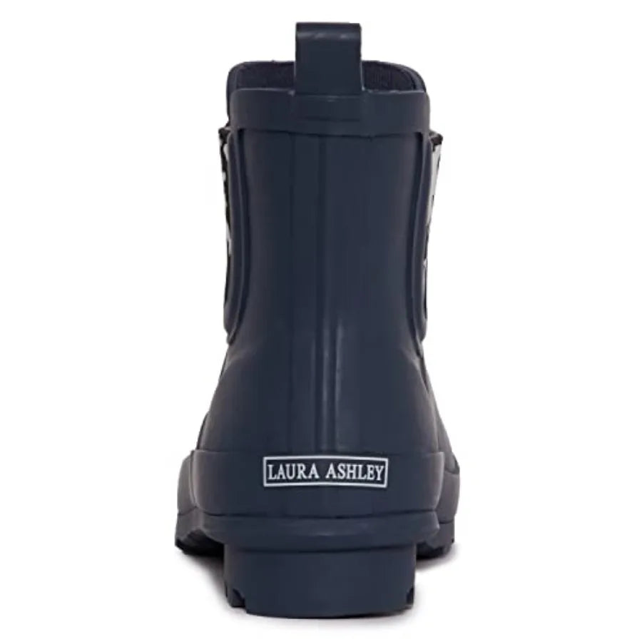 Laura Ashley Women's Waterproof Mid Cut Ankle Rain Boots