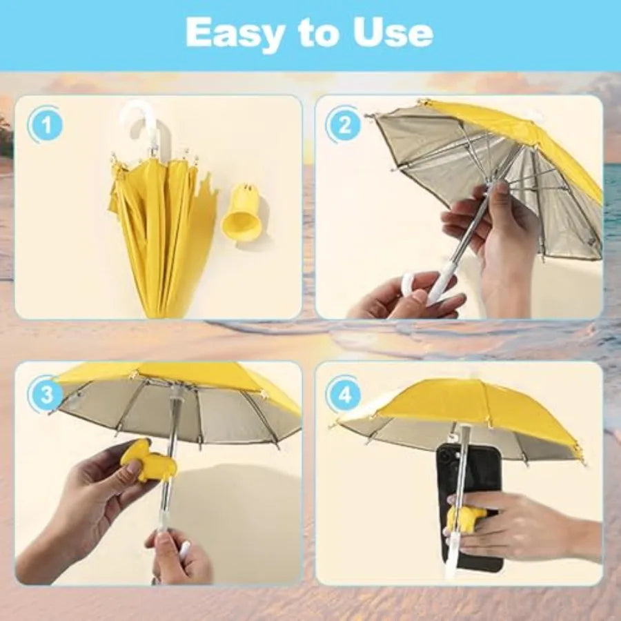 Phone Umbrella for Sun - Cute Stand , Outdoor Anti-reflective Glare Blocking Cell Phone