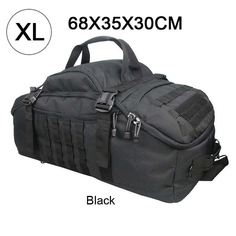 LQARMY 30L 45L 80L Outdoor Mountaineering Bag Molle Tactical Backpack Large Duffel Bag Hiking Camping Travel Bags