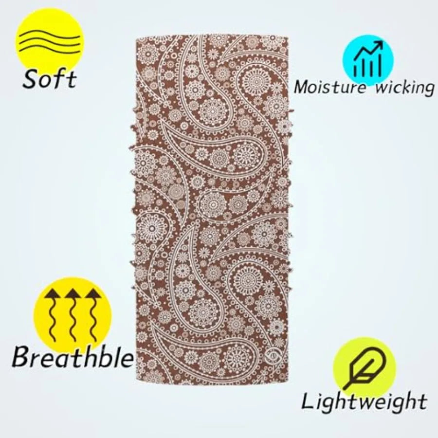 Neck Gaiter Face Mask Cover Scarf Bandana for Men Women, Sun, Dust-proof Tube Gaiter for Cycling Motorcycle Running Fishing